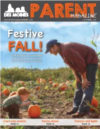 Fall Bucket List Created by Des Moines