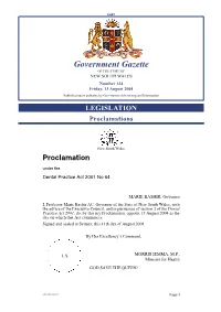 Gazette No 134 of 13 August 2004