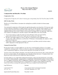 Overtime Procedure 5320 P3 9.12.17