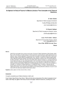 An Approach to Study of Tasavvuf in Albanian Literature: from Conception to the Tasavvuf Attendance