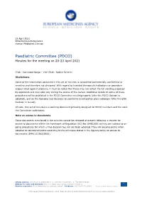 PDCO Minutes 20-23 April 2021