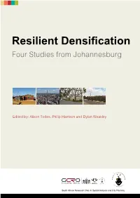 Resilient Densification Four Studies from Johannesburg