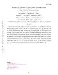 Arxiv:1901.09624V3 [Gr-Qc] 26 Apr 2019