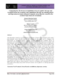 Comparing the Effectiveness of Mindfulness-Based Cognitive