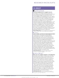 Innate Immunity: MHC Class I As a Negative Regulator of TLR Signalling