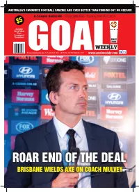 Roar End of the Deal Brisbane Wields Axe on Coach Mulvey