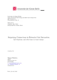 Surprising Connections in Extended Just Intonation Investigations and Reflections on Tonal Change