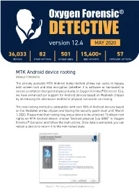 Oxygen Forensic® DETECTIVE Version 12.4 MAY 2020 36,033 82 501 15,400+ 57 Devices Cloud Services Unique Apps App Versions Computer Artifacts
