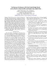 Performance Evaluation of the Intel Sandy Bridge Based NASA