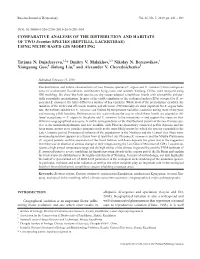 COMPARATIVE ANALYSIS of the DISTRIBUTION and HABITATS of TWO Eremias SPECIES (REPTILIA, LACERTIDAE) USING NICHE-BASED GIS MODELING
