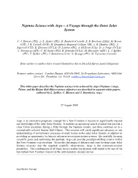 Neptune Science with Argo – a Voyage Through the Outer Solar System