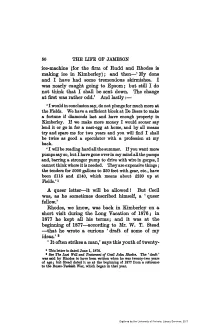Ice-Machine (For the Firra of Rudd and Rhodes Is Making Ice in Kimberley); 9Jld Then-' My Dons and I Have Had Some Tremendous Skirmishes