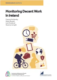 Monitoring Decent Work in Ireland Report