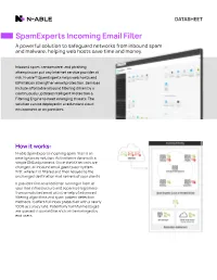 Spamexperts Incoming Email Filter a Powerful Solution to Safeguard Networks from Inbound Spam and Malware, Helping Web Hosts Save Time and Money