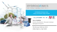 (2019), Hydrogen Production from Offshore Wind Power