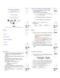 Assortativity and Mixing