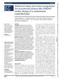 Design of a Randomised Controlled Trial