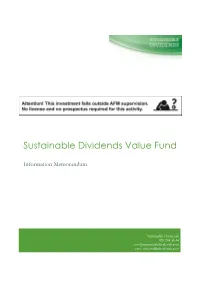 Information Memorandum