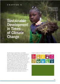 Sustainable Development in Times of Climate Change