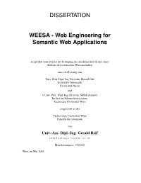 Web Engineering for Semantic Web Applications