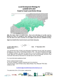 Local Development Strategy for LEADER 2015-2021 Coast to Coast Local Action Group