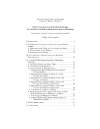 A Case Study of Public Domain Images on Wikipedia