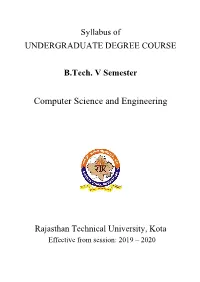Computer Science and Engineering