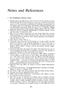 Notes and References