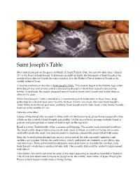 Saint Joseph's Table