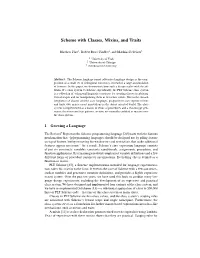 Scheme with Classes, Mixins, and Traits