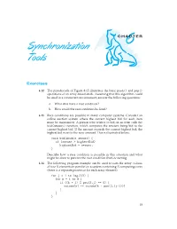 Synchronization Tools