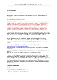 Ambient Pressure Diving – Firmware Update Notice V05.02.01