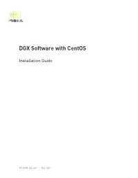 DGX Software with Centos