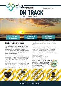 Manawatū Issue 18, 8 April 2020 ON-TRACK LIVE | WORK | PLAY