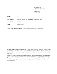 Docket Item # 8 BAR CASE #2009-0104 BAR Meeting June 17
