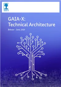 GAIA-X: Technical Architecture Release – June, 2020 Imprint