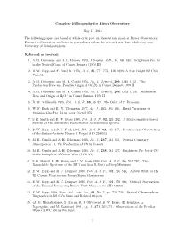 PDF Version in Chronological Order (Updated May 17, 2013)