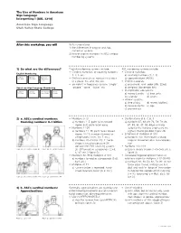 0–1 Billion 2) B. ASL's Cardinal Numbers