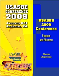 2009 Conference Program