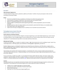 Aerospace Engineers SOC Code 17‐2011 • Projected Growth (2020)