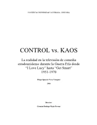 CONTROL Vs. KAOS
