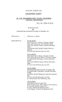 JUDGEMENT SHEET Vs