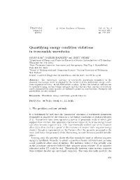 Quantifying Energy Condition Violations in Traversable Wormholes