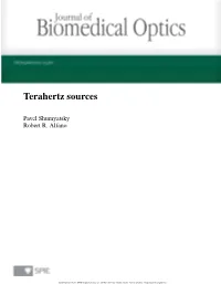 Terahertz Sources