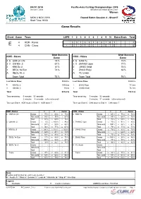Game Results