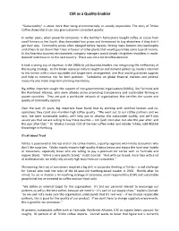 CSR As a Quality Enabler
