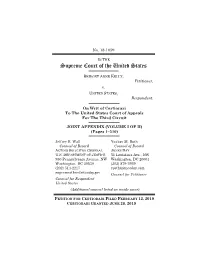 Documents in the Appeal Numbers Assigned to the Filing Appellant, Filed