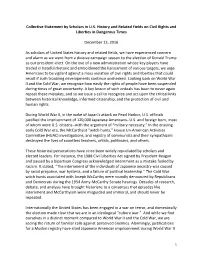 Final Collective Statement, December 13, 2016
