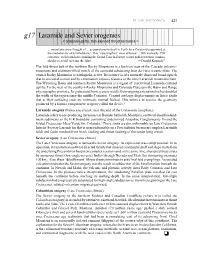 G17 Laramide and Sevier Orogenies