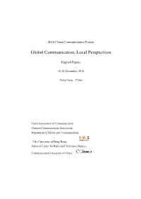 Global Communication, Local Perspectives
